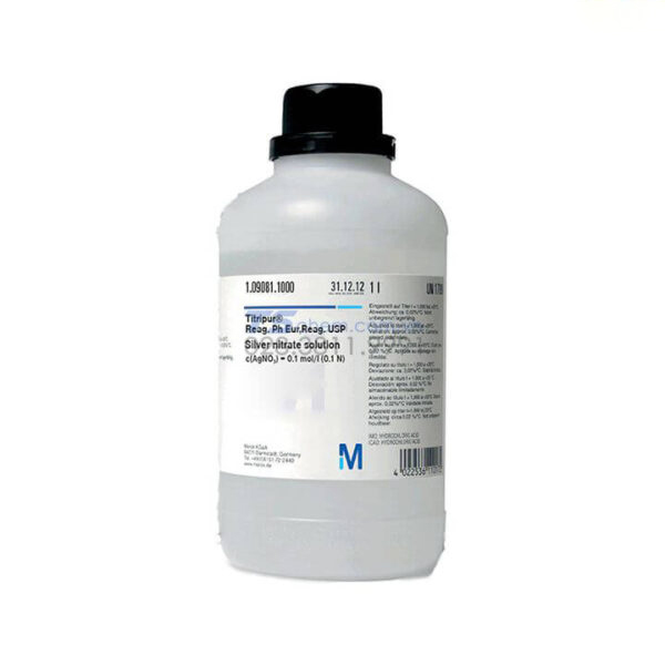 Silver nitrate solution c(AgNO3) = 0,1 mol/l (0,1 N) AgNO3 – 109081 – Merck