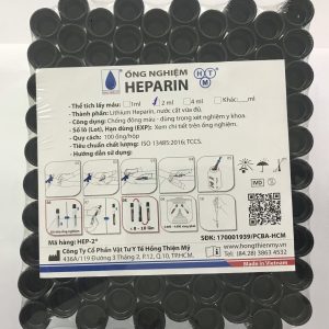 Alternative view of Ống nghiệm Heparin 2ml (HTM)