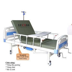 Giường lucass GB-C43 ( 3 tay quay)