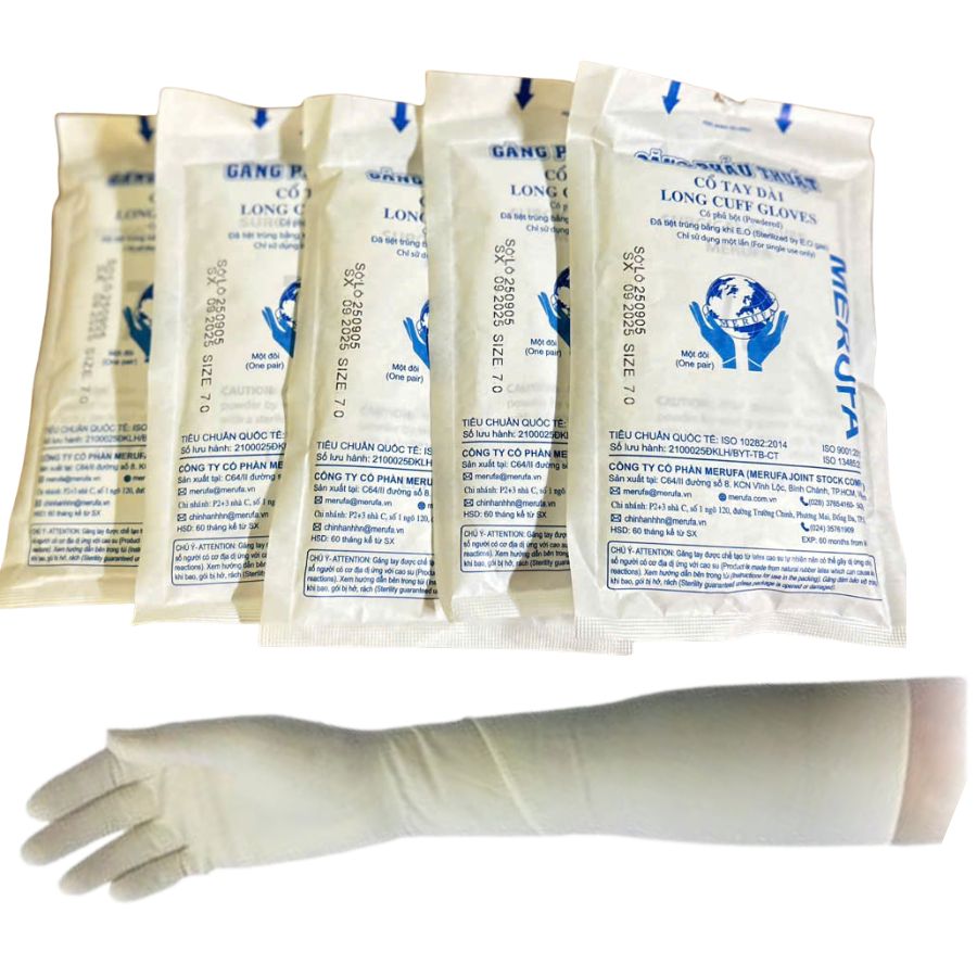 GĂNG TAY SẢN TT 45CM MERUFA (CÓ BỘT)