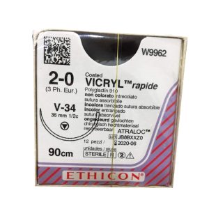 CHỈ PHẪU THUẬT VICRYL RAPIDE SỐ 2/0 W9962