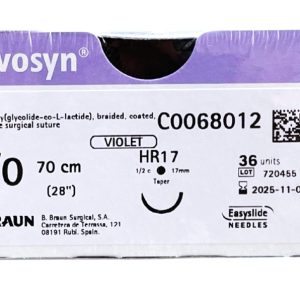 CHỈ PHẪU THUẬT B.BRAUN NONOSYN VIOLET SỐ 5/0 – C0068012