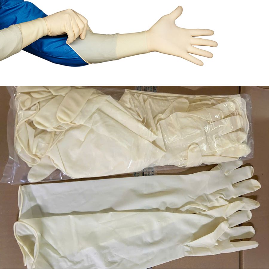 GĂNG TAY SẢN KHOA CHƯA TT 45CM MERUFA (CÓ BỘT) - Ảnh 5