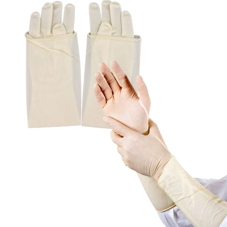 GĂNG TAY SẢN KHOA CHƯA TT 45CM MERUFA (CÓ BỘT) - Ảnh 6