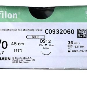 CHỈ PHẪU THUẬT B.BRAUN DAFILON BLUE SỐ 6/0 – C0932060