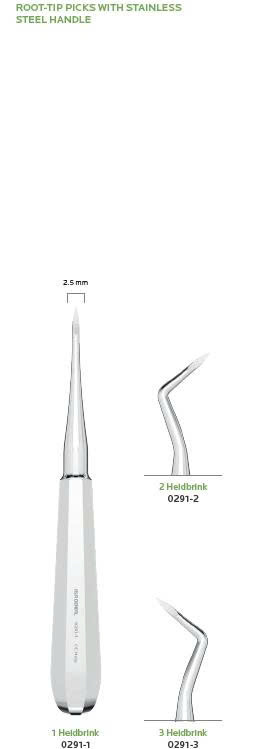 DỤNG CỤ NẠY/ MÓC CHÂN RĂNG( ĐẦU CHÓP) CÁN THÉP KHÔNG GỈ - Ảnh 2